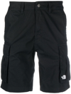 The North Face Logo Embroidery Bermuda In Black