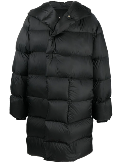 RICK OWENS FEATHER-DOWN PADDED COAT