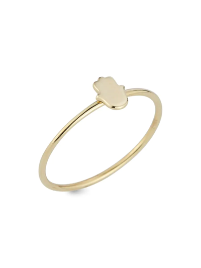 Saks Fifth Avenue Women's 14k Yellow Gold Hamsa Ring