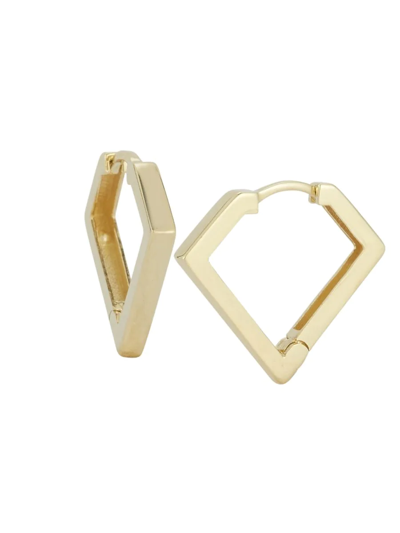 Saks Fifth Avenue Women's 14k Yellow Gold Triangle Hoop Earrings