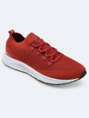 Vance Co. Shoes Vance Co. Rowe Casual Knit Walking Sneaker In Red