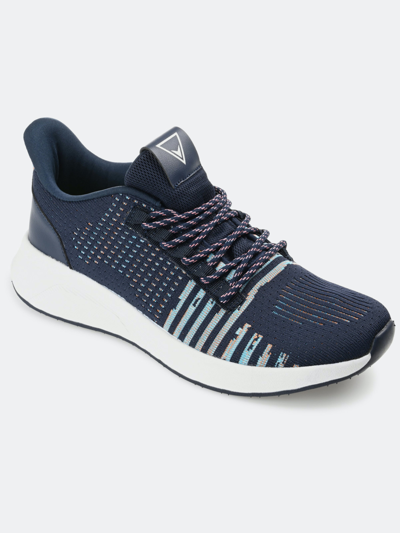 Vance Co. Shoes Vance Co. Brewer Knit Athleisure Sneaker In Blue