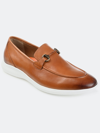 Thomas & Vine Men's Dane Plain Toe Bit Loafer Casual Shoes In Brown