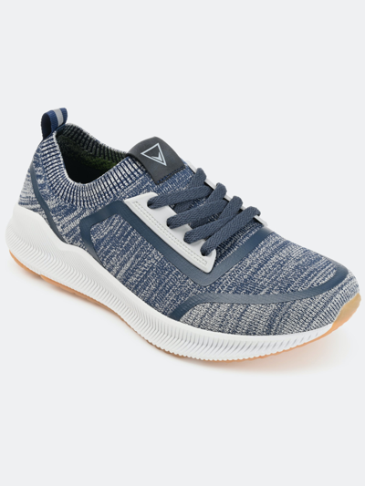 Vance Co. Shoes Vance Co. Keller Knit Athleisure Sneaker In Blue