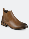 Vance Co. Shoes Vance Co. Men's Landon Chelsea Dress Boot In Brown