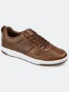 Vance Co. Shoes Vance Co. Ryden Casual Perforated Sneaker In Brown