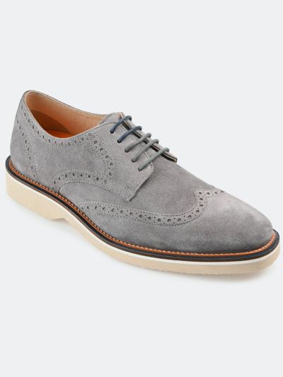 Thomas & Vine Men's Chadwick Wingtip Derby Dress Shoes In Grey