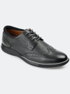 Thomas & Vine Thomas And Vine  Savage Embossed Wingtip Derby In Grey