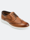 Thomas & Vine Thomas And Vine  Savage Embossed Wingtip Derby In Brown