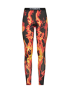 VETEMENTS VETEMENTS FLAME PRINTED LOGO WAISTBAND LEGGINGS