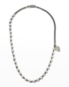 M Cohen Men's Mondi Pearl & Chain Necklace