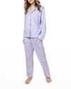 Petite Plume Periwinkle Paisley Pajamas In Blue