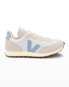 Veja Sdu Panelled Low-top Sneakers In Gravel Steel