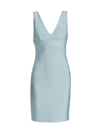 Vera Wang Bride Sarah Sleeveless Body-con Minidress In Pale Blue