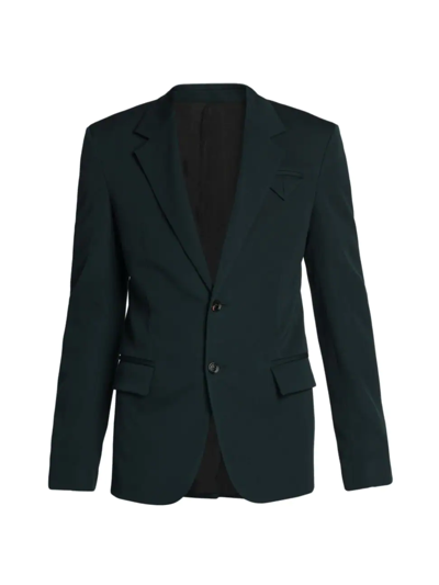 Bottega Veneta Wardrobe 04 Stretch Two-button Blazer In Ink Well