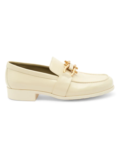 Bottega Veneta Women's Madame Leather Loafers In Butter