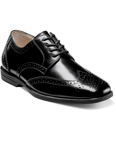 Florsheim Toddler Boys Reveal Wingtip Jr. Oxford Shoes In Black