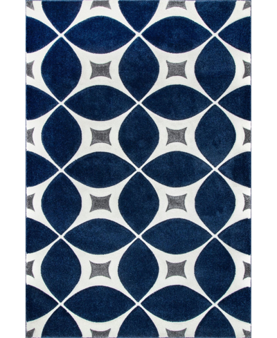 Nuloom Cine Gabriela Contemporary 2' X 3' Area Rug In Navy
