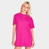 Nike Sportswear Essential Women's Dress In Active Pink,white