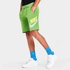 Nike Kids' Sportswear Hbr Club Fleece Shorts In Chlorophyll/chlorophyll