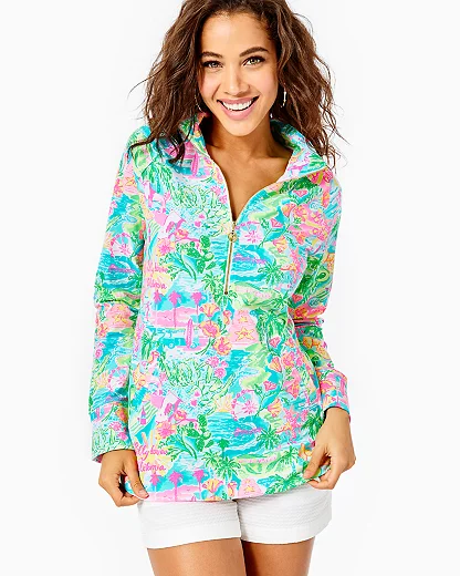 Haut Popover Lilly’s Lagoon De La Marque Lilly – Taille S, Occasion En Très Bon état