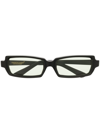 Undercover Sunglasses With Rectangular Frames In Black