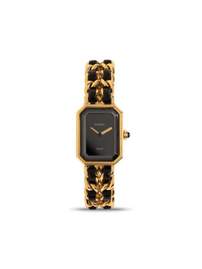 Pre-owned Chanel 1980s  Première M 20mm In Black