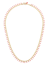 Isabel Marant Casablanca Resin Collar Necklace In Orange,gold