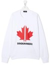 DSQUARED2 TEEN LOGO-PRINT SWEATSHIRT