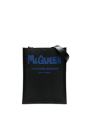 ALEXANDER MCQUEEN LOGO-PRINT MESSENGER BAG