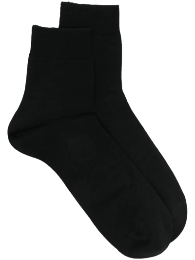 Falke Logo-print Socks In Black