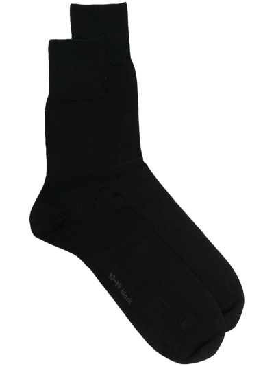 Falke Firenze Crew Socks In Black