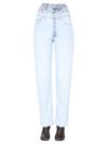 1/OFF DOUBLE WAISTED JEANS