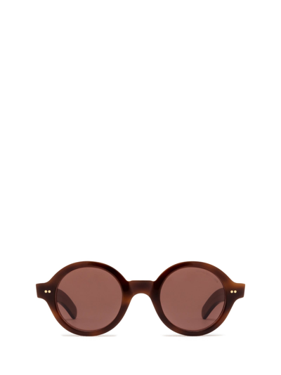 Cutler And Gross Cutler & Gross 1396 Round Frame Sunglasses In Vintage Sunburst