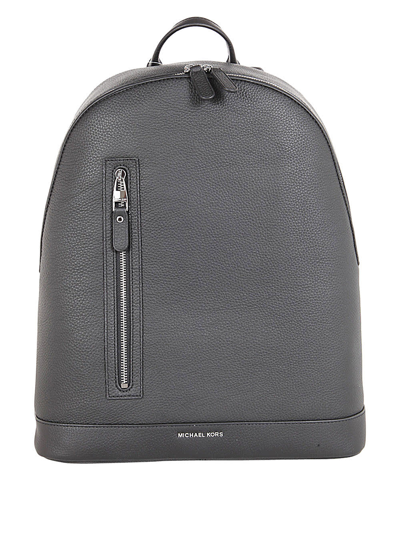 Michael Kors Slim Commuter Backpack In Black