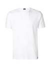 Drumohr Crew Neck T-shirt Short Sleeves In White