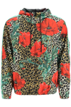 Dolce & Gabbana Animalier Floral-printed Jacket In Brown,red,green