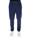 Incotex Mens Blue Cotton Pants