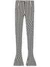 OFF-WHITE PSYCHEDELIC HOUNDSTOOTH-PRINT TROUSERS