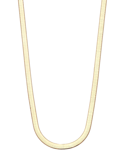 Loren Stewart Gold Vermeil Ultra Herringbone Chain Necklace