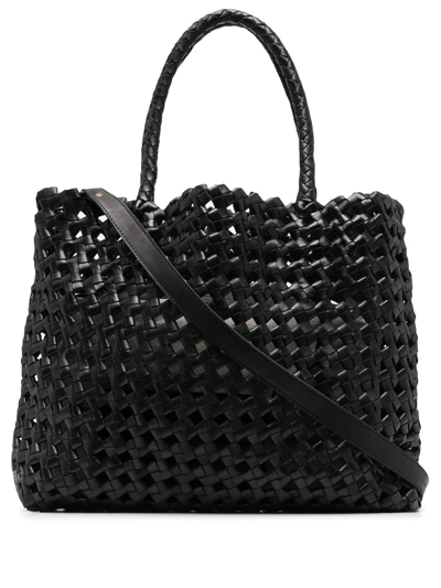 Officine Creative Oc Class 511 Shopping Bag In Leather In Schwarz