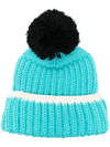 PATOU POMPOM-TRIM KNITTED HAT