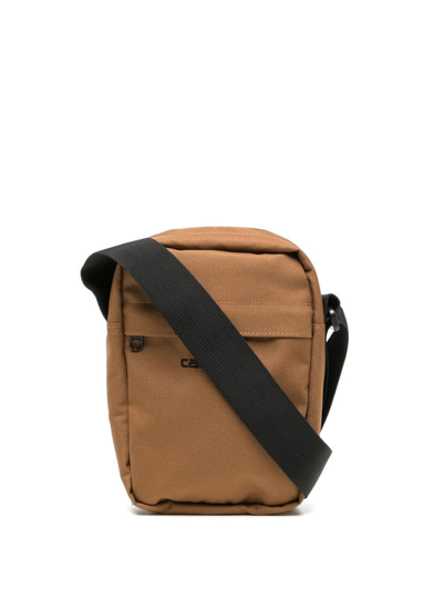 Carhartt Payton Shoulder Pouch Bag In Braun
