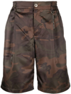 FENG CHEN WANG CAMOUFLAGE KNEE-LENGTH SHORTS