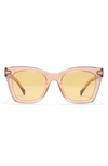 Missoni 51mm Transparent Cat Eye Sunglasses In Violet Beige / Brown
