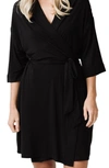 COZY EARTH COZY EARTH THREE-QUARTER SLEEVE ROBE