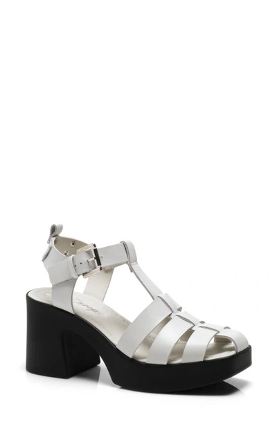 Free People Pacific Platform Fisherman Sandal In Off White