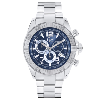 Guess Sport Racer Chronograph Quartz Blue Dial Mens Watch Gcy02004g7