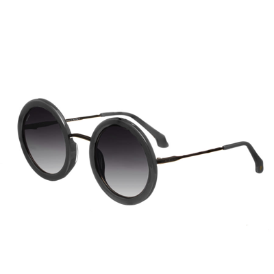 Bertha The Quant Gradient Round Ladies Sunglasses Brsit110-1 In Black