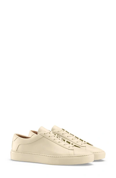 Koio Capri Leather Low-top Trainers In Poudre